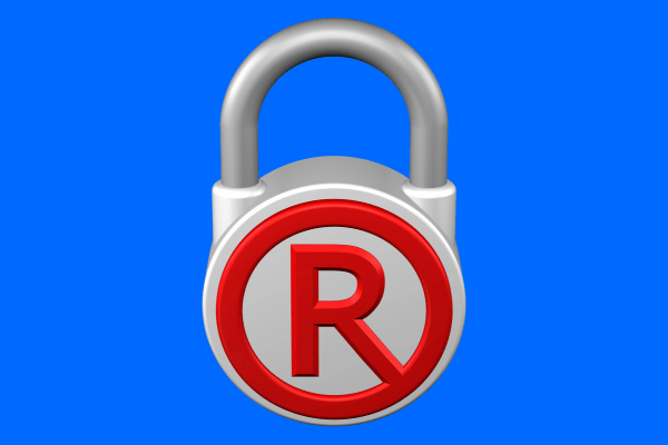 Image of a lock with the registered trademark symbol ® on it.